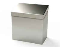 SCE-RH44SS | NEMA IS11 | Hood, S.S. Rain (Fits 4in. Fan & Filter Cutout), 8H x 8W x 5D | Saginaw