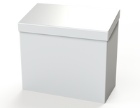 SCE-RH66-05 | NEMA IS11 | Hood, Rain (Fits 6in. Fan & Filter Cutout), 8H x 9W x 5D | Saginaw