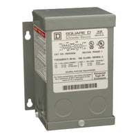 100SV43A | TRFMR DRY 1PH .1KVA 120X240V-12/24V | Square D