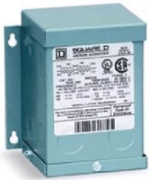 250SV43B | Transformer: Dry, PH1, Wall, .25KVA, 120 X 240 VAC, -12/24 VAC | Square D