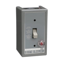 2510FG2P | Fractional Horsepower Manual Starter, 16A, NEMA 1, 2-Pole, Toggle Operated, Red Indicator, 277VAC | Square D by Schneider Electric