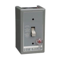 2510FG2P | Fractional Horsepower Manual Starter, 16A, NEMA 1, 2-Pole, Toggle Operated, Red Indicator, 277VAC | Square D