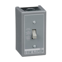 2510FG6 | Fractional Horsepower Manual Starter, 16A, NEMA 1, 2-Pole, Toggle Operated with Lock, No Indicator, 277VAC | Square D