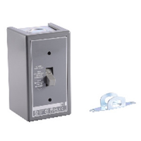 2510FG6 | Fractional Horsepower Manual Starter, 16A, NEMA 1, 2-Pole, Toggle Operated with Lock, No Indicator, 277VAC | Square D