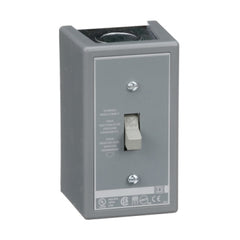 Square D 2510FG6 Fractional Horsepower Manual Starter, 16A, NEMA 1, 2-Pole, Toggle Operated with Lock, No Indicator, 277VAC | Blackhawk Supply