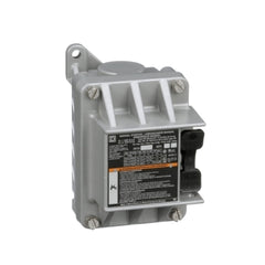 Square D 2510FR2 Fractional Horsepower Manual Starter, 16A, NEMA 7 and 9, Conduit Opening, 2-Pole, Toggle Operated, No Indicator, 277VAC | Blackhawk Supply