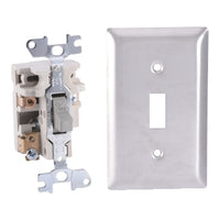 2510FS1 | Fractional Horsepower Manual Starter, 16A, SS Flush Mount, 1-Pole, Toggle Operated, No Indicator, 277VAC | Square D