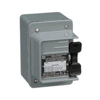 2510FW2 | Fractional Horsepower Manual Starter, 16A, NEMA 4, 1 Conduit Opening, 2-Pole, Toggle Operated with Lock, No Indicator, 277VAC | Square D