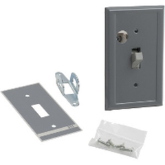 Square D 2510KF1 Single Unit Manual Switch, 30A, Flush Mount, 2-Pole, Toggle Operated, No Indicator, 600VAC | Blackhawk Supply