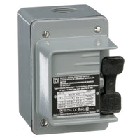 2510KW2H | Single Unit Manual Switch, 30A, NEMA 4, 3-Pole, Toggle Operated, No Indicator, 600VAC | Square D
