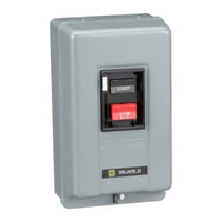 2510MBG2 | Integral Horsepower Manual Starter, NEMA 1, 3-Pole, Push-button, No Indicator, 600VAC | Square D by Schneider Electric