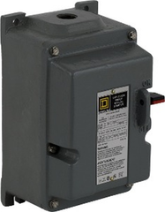 Square D 2510MBR2 Integral Horsepower Manual Starter, NEMA 7 and 9, 3-Pole, Push-button, No Indicator, 600VAC | Blackhawk Supply