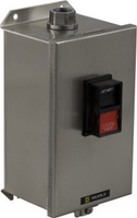 2510MCW11 | Integral Horsepower Manual Starter, NEMA 4 SS, 2-Pole, Push-button, No Indicator, 600VAC | Square D