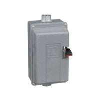2510MCW3 | Integral Horsepower Manual Starter, NEMA 4 Polyester, 3-Pole, Push-button, No Indicator, 600VAC | Square D