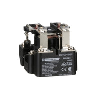 8501CO16V20 | Power Relay, Type C, 2 HP, 30A resistive at 300 VAC, SPDT, 2 normally open and 2 normally closed contact, 120 VAC coil | Square D