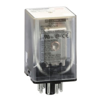 8501KPR12V20 | 8501K General Purpose Plug-in Relay, 8 pin plug-in, 2 Poles, DPDT, 120V AC | Square D