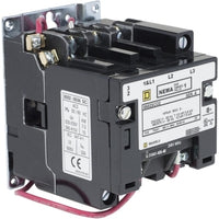8502SCO2V08 | Class 8502 Type S Magnetic Contactor, Not Rated, 27A, 3-Poles, 208 VAC 60Hz, Non-Reversing | Square D