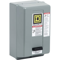 8536SCG1V02 | Type S Full Voltage Starter, Size 1, NEMA 1, 110V 50 Hz, 120V 60Hz, 27A, 2-Poles, Non-Reversing | Square D