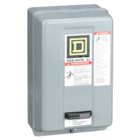 8536SCG2V02S | NEMA Motor Starter, Type S, nonreversing, Size 1P, 36A, 5 HP at 230 VAC, 5 kA SCCR, 1 phase, 2 pole, melting alloy, 120 VAC coil, NEMA 1 | Square D