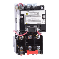 8536SCO1V02S | Non-Reversing Starter Size 1, 2-Pole, Melting Alloy Overload +Options | Square D
