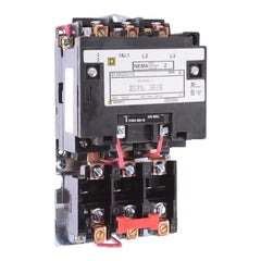 Square D 8536SDO1V03 Type S Full Voltage Starter, Size 2, Open, 220V 50 Hz, 240V 60Hz, 45A, 3-Poles, Non-Reversing | Blackhawk Supply