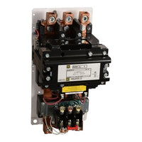 8536SGO1V06 | NEMA Motor Starter, Type S, nonreversing, Size 5, 270A, 200 HP at 460 VAC, 3 phase, 3 pole, melting alloy, 480 VAC coil, open, 10 kA SSCR | Square D