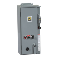 8538SCASP3 | NEMA Combination Starter, Type S, 30A fusible disconnect, Size 1, 27A, melting alloy overload, 120 VAC coil, NEMA 3R/12 | Square D