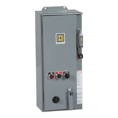 Square D 8538SCASP3 NEMA Combination Starter, Type S, 30A fusible disconnect, Size 1, 27A, melting alloy overload, 120 VAC coil, NEMA 3R/12 | Blackhawk Supply