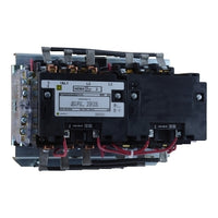 8702SDO2V02S | NEMA Contactor, Type S, reversing, horizontal, Size 2, 45A, 25 HP at 575 VAC, 3 phase, up to 100 kA, 3 pole, 120 VAC coil, open style | Square D by Schneider Electric