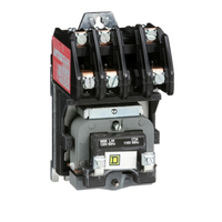 8903LO30V02 | Contactor, Type L, multipole lighting, electrically held, 30A, 3 pole, 600 V, 110/120 VAC 50/60 Hz coil, open style | Square D
