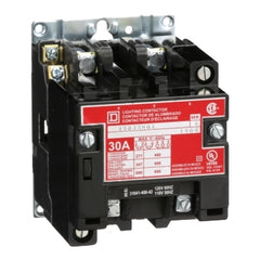 Square D 8903SMO1V02 Lighting contactor, electrically held, 30A, 2 pole, open, 120/110V 60/50Hz  | Blackhawk Supply
