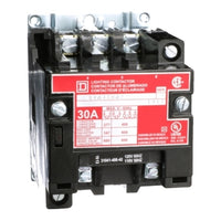 8903SMO2V02 | Lighting contactor, electrically held, 30 A, 3 pole, open, 120/110V 60/50Hz | Square D
