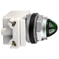9001KP35LGG9 | Pilot light, Harmony 9001K, metal, polycarbonate, domed, green, 30mm, LED green, 24...28V | Square D