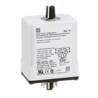 9050JCK18V20 | Timing Relay, Type JCK, plug In, on delay, adjustable time, 0.6 to 60 minutes, 10A, 240 VAC, 120 VAC/110 VDC | Square D