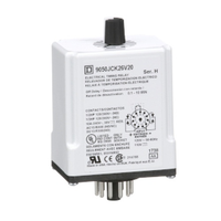 9050JCK26V20 | Plug In Timer, off delay, 0.1 to 10 minutes, 10 A at 240 VAC, 120 VAC/110 VDC | Square D