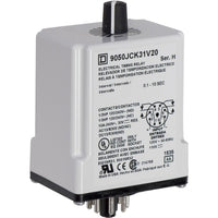 9050JCK31V20 | Plug In Timer, interval, 0.1 to 10 seconds, 120 VAC 110 VDC | Square D