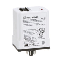 9050JCK60V24 | Timing Relay, Type JCK, plug In, on delay, programmable, 0.5 second to 999 hours, 10A, 240 VAC, 240 VAC 50/60 Hz | Square D
