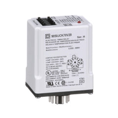 Square D 9050JCK70V20 Timing Relay, Type JCK, plug In, multifunction, programmable, 0.5 second to 999 hours, 10A, 240 VAC, 120 VAC/110 VDC | Blackhawk Supply