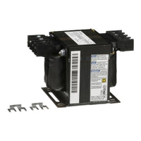 9070T250D23 | Transformer, Type T, industrial control, 250 VA, 120/240 VAC primary / 24 VAC secondary, 1 phase, 50/60 Hz, 80 °C rise | Square D