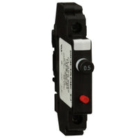 9080GCB05 | Circuit protector, Linergy, thermal magnetic overcurrent, track mount, 0.5A, 250 VAC / 65 VDC | Square D