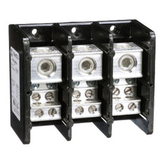 Square D 9080LBA363104 Linergy power distribution block, 3 pole, 1 line, 4 load, 600 V 335 A CU / 600 V 270 A AL | Blackhawk Supply