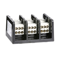 9080LBA363106 | Power Distribution Block, 3 pole, 1 line, 6 load, 335 A 600 V CU / 270 A 600 V AL | Square D