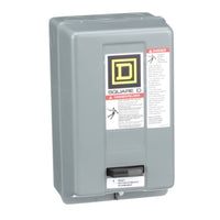 9991SCG8 | NEMA Motor Starter, Type S, nonreversing, enclosure, for NEMA Sizes 00, 0, 1, NEMA 1 | Square D