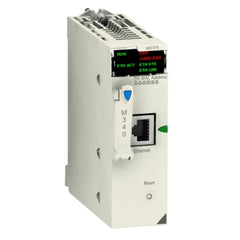 Square D BMXNOE0110 Ethernet TCP/IP network module, Modicon M340 automation platform, flash memory card, internal RAM 16 Mb, 1 x RJ45 10/100 | Blackhawk Supply