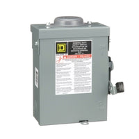 D321NRB | Single Throw Fusible Safety Switch, 30A, NEMA 3R, 3-Poles, 240V | Square D
