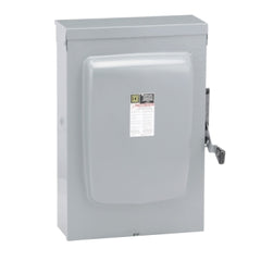 Square D D325NR Safety switch, general duty, fusible, 400A, 3 poles, 125hp, 240VAC, NEMA 3R, neutral factory installed | Blackhawk Supply
