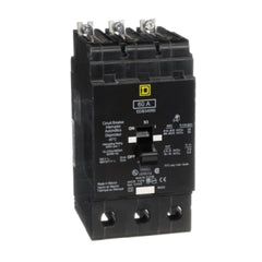 Square D EDB34060 Miniature Circuit Breaker, 60A, 3-Pole, 480Y/277V AC, 18/25kA, Bolt-on Mount | Blackhawk Supply