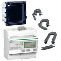 EMKA934553L008044X | Energy meter kits for 208Y/120V or 480Y/277V L-L-L-N, 240V or 480V L-L-L Delta, 3-800A LVCTs Split Core, NEMA Type 4X Enclosure | Square D
