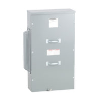 EZM1400TB | EZ meter, center main unit, 400 A, 1 PH, 3 wire, main lugs, N3R, busbar, Al | Square D