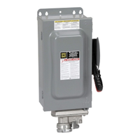 H361AWC | SWITCH FUSIBLE HD 30A /CR-HI RECEPTACLE | Square D